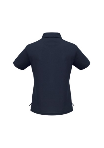 Picture of Biz Collection Ladies Micro Waffle Polo Shirt 100% Bizcool breathable polyester