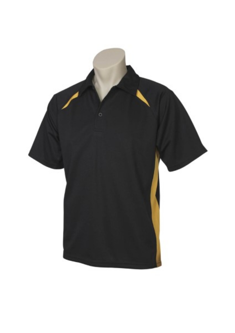 Picture of Biz Collection Mens Splice Polo Shirt 100% Bizcool Breathable Polyester Mesh Knit