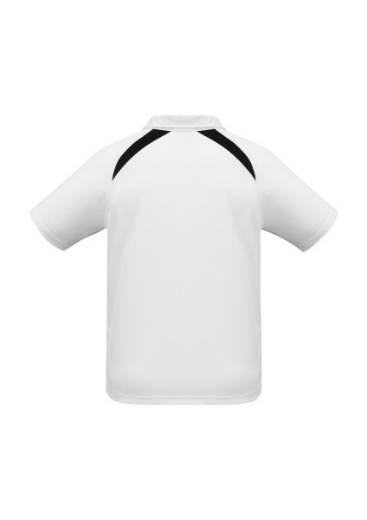 Picture of Biz Collection Mens Splice Polo Shirt 100% Bizcool Breathable Polyester Mesh Knit