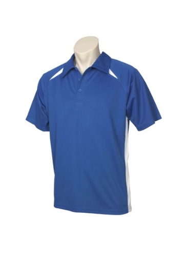 Picture of Biz Collection Kids Splice Polo Shirt 100% Bizcool Breathable Polyester Mesh Knit