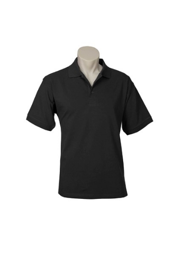 Picture of Biz Collection Mens Oceana Polo Shirt Cotton Rich 96% Cotton 4% Elastane Pique Knit