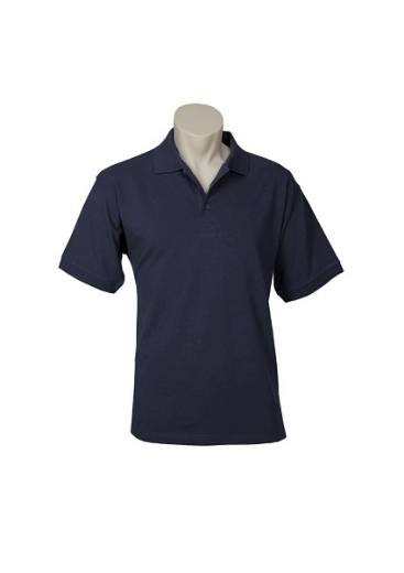 Picture of Biz Collection Mens Oceana Polo Shirt Cotton Rich 96% Cotton 4% Elastane Pique Knit