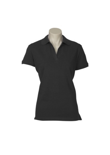 Picture of Biz Collection Ladies Oceana Polo Shirt Cotton Rich 96% Cotton 4% Elastane Pique Knit