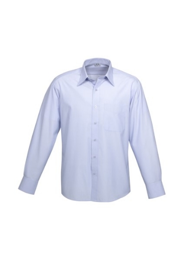 Picture of Biz Collection Mens Ambassador Stripe Shirt Long Sleeve 75% Polyester 25% Cotton, yarn dyed