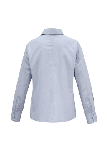 Picture of Biz Collection Ladies Ambassador Stripe Shirt Long Sleeve 75% Polyester 25% Cotton, yarn dyed
