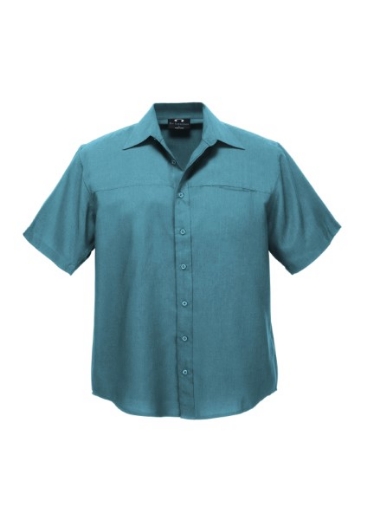 Picture of Biz Collection Mens Oasis Shirt Short Sleeve 100% Bizcool Breathable Polyester
