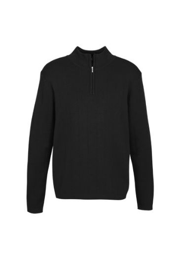 Picture of Biz Collection 1/2 Zip Pullover Wool Rich 80% Merino Wool 20% Acrylic