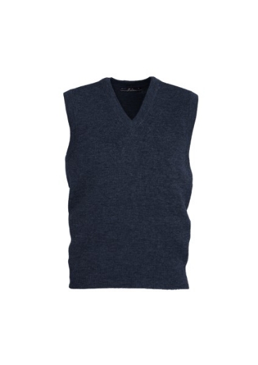 Picture of Biz Collection Mens V neck Vest 50% Wool 50% Acrylic