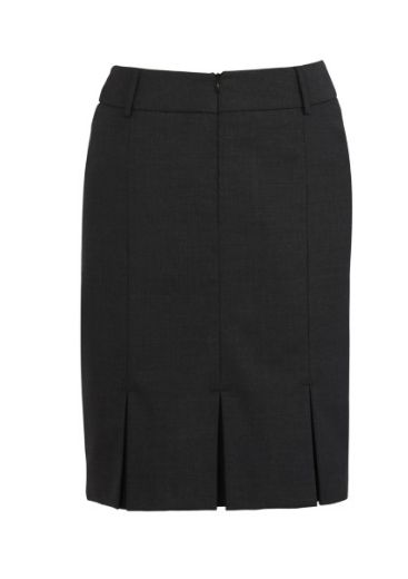 Picture of Biz Corporates Ladies Multi Pleat Comfort Wool Stretch Skirt