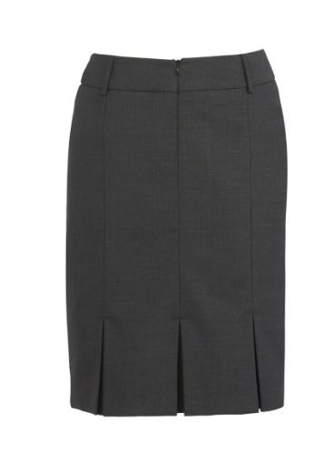 Picture of Biz Corporates Ladies Multi Pleat Comfort Wool Stretch Skirt