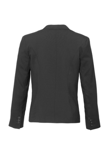 Picture of Biz Corporates Ladies Short Length Jacket with Reverse Lapel Wool Stretch