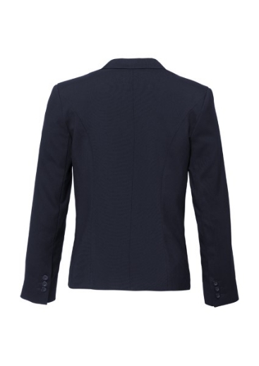 Picture of Biz Corporates Ladies Short Length Jacket with Reverse Lapel Wool Stretch