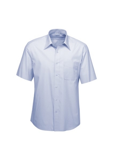 Picture of Biz Collection Mens Ambassador Stripe Shirt Short Sleeve 75% Polyester 25% Cotton, yarn dyed