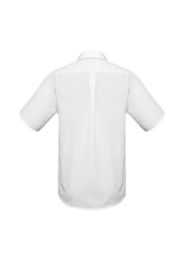 Picture of Biz Collection Mens Base Shirt Short Sleeve 65% Polyester 35% Cotton Poplin