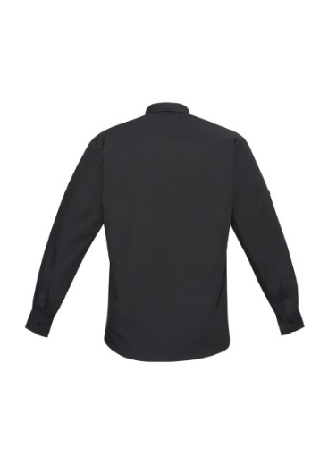 Picture of Biz Collection Mens Bondi Shirt Roll-Up Long Sleeve 65% Polyester 35% Cotton Poplin