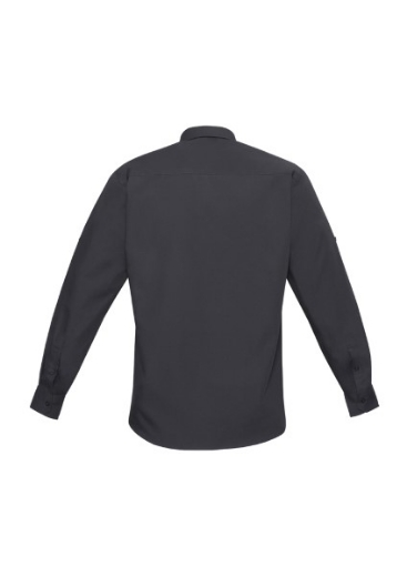 Picture of Biz Collection Mens Bondi Shirt Roll-Up Long Sleeve 65% Polyester 35% Cotton Poplin