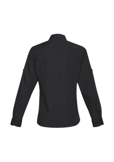 Picture of Biz Collection Ladies Bondi Shirt Roll-Up Long Sleeve 65% Polyester 35% Cotton Poplin