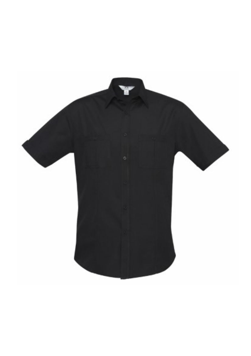 Picture of Biz Collection Mens Bondi Shirt Short Sleeve 65% Polyester 35% Cotton Poplin
