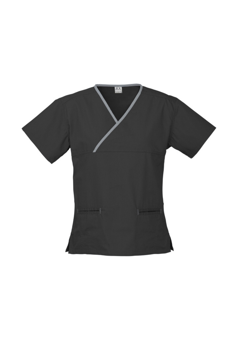 Picture of Biz Collection Ladies Cross Over Scrub Top