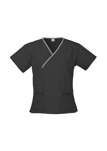 Picture of Biz Collection Ladies Cross Over Scrub Top
