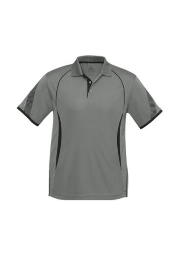 Picture of Biz Collection Mens Razor Polo Shirt 100% Bizcool breathable polyester