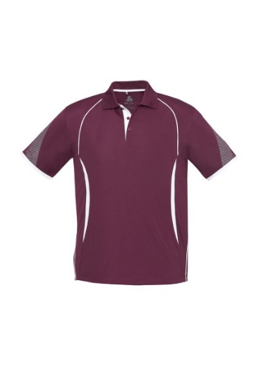 Picture of Biz Collection Mens Razor Polo Shirt 100% Bizcool breathable polyester