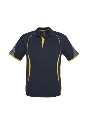 Picture of Biz Collection Mens Razor Polo Shirt 100% Bizcool breathable polyester