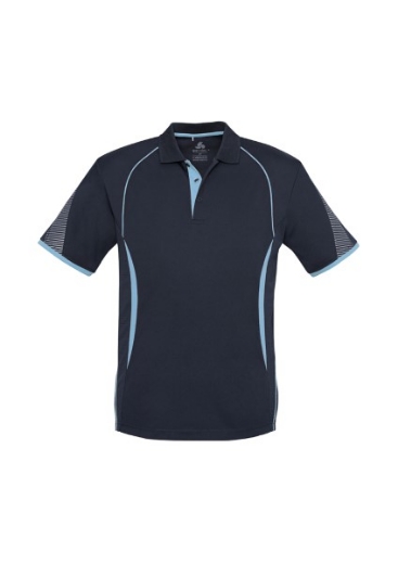 Picture of Biz Collection Mens Razor Polo Shirt 100% Bizcool breathable polyester