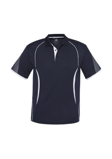 Picture of Biz Collection Mens Razor Polo Shirt 100% Bizcool breathable polyester