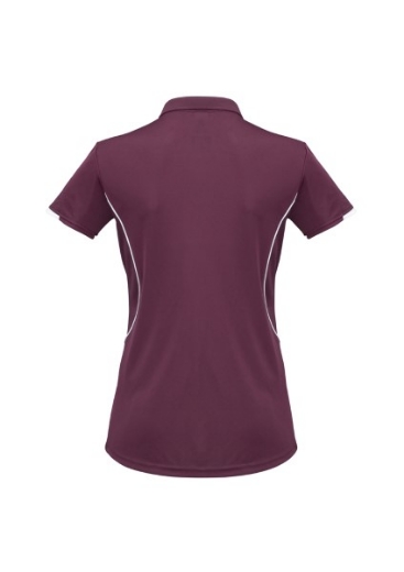 Picture of Biz Collection Ladies Razor Polo Shirt 100% Bizcool breathable polyester