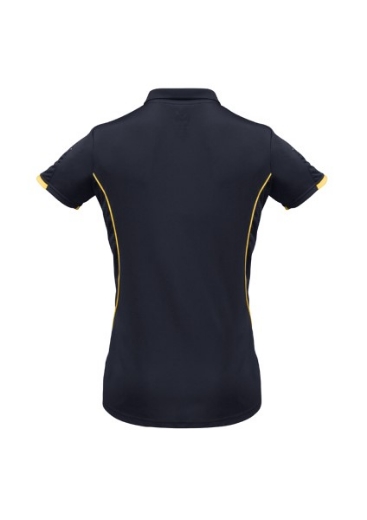 Picture of Biz Collection Ladies Razor Polo Shirt 100% Bizcool breathable polyester