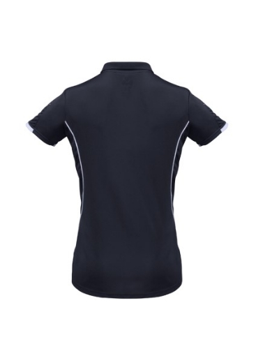 Picture of Biz Collection Ladies Razor Polo Shirt 100% Bizcool breathable polyester