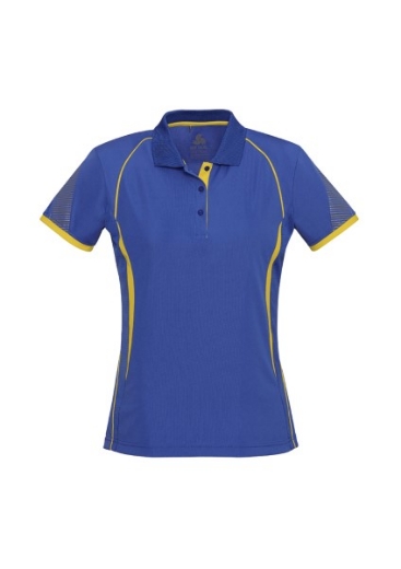 Picture of Biz Collection Ladies Razor Polo Shirt 100% Bizcool breathable polyester