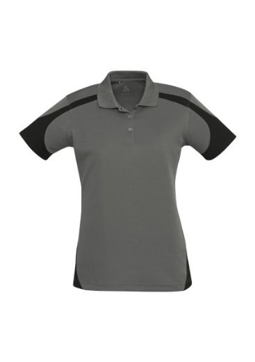 Picture of Biz Collection Ladies Talon Polo Shirt 100% Bizcool Mesh breathable polyester