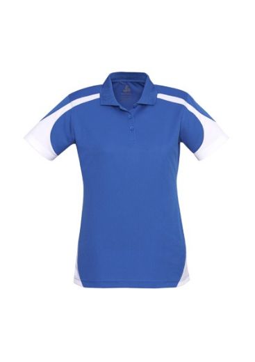 Picture of Biz Collection Ladies Talon Polo Shirt 100% Bizcool Mesh breathable polyester