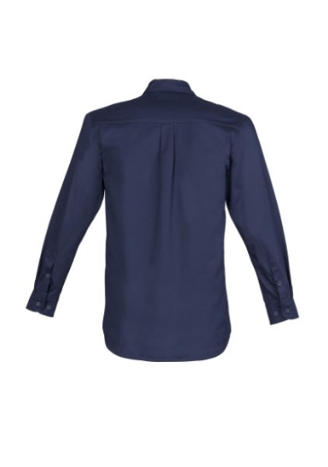 Picture of Syzmik Mens Light Weight Tradie Shirt 100% Cotton Long Sleeve