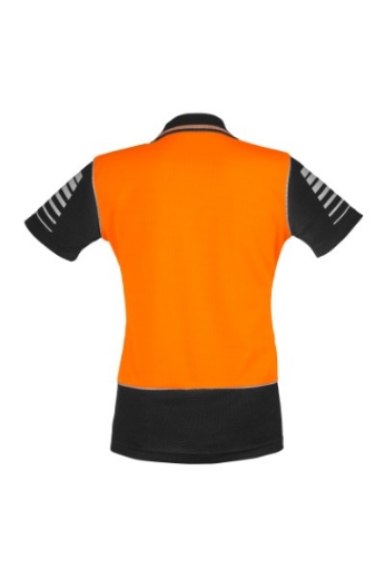 Picture of Syzmik Ladies Zone Polo Shirt 100% Polyester Short Sleeve