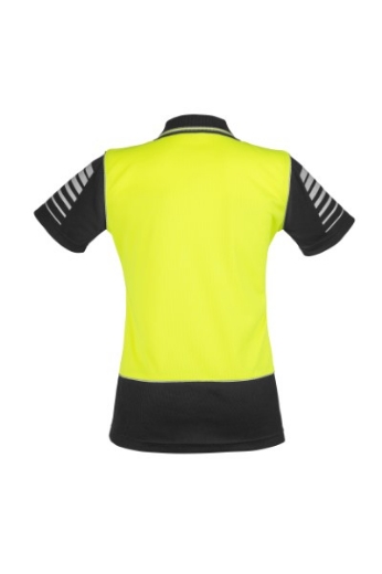 Picture of Syzmik Ladies Zone Polo Shirt 100% Polyester Short Sleeve