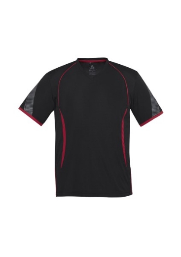 Picture of Biz Collection Mens Razor V-Neck Tee 100% Bizcool breathable polyester