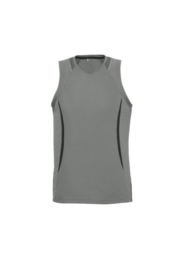 Picture of Biz Collection Mens Razor Singlet 100% Bizcool breathable polyester
