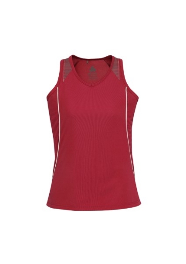 Picture of Biz Collection Ladies Razor Singlet 100% Bizcool breathable polyester