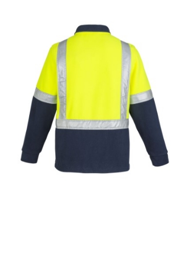 Picture of Syzmik Mens Fleece Jumper with H Pattern Reflective Tape