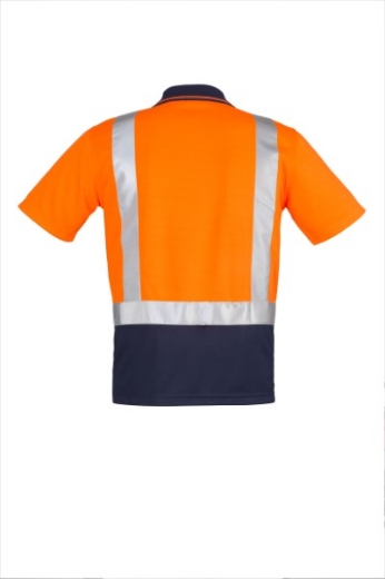 Picture of Syzmik Mens Day/Night 2 Tone 100% Polyester Short Sleeve Polo Shirt
