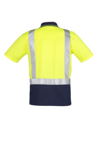 Picture of Syzmik Mens Day/Night 2 Tone 100% Polyester Short Sleeve Polo Shirt