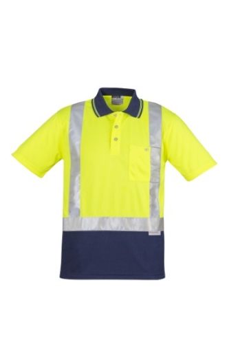 Picture of Syzmik Mens Day/Night 2 Tone 100% Polyester Short Sleeve Polo Shirt