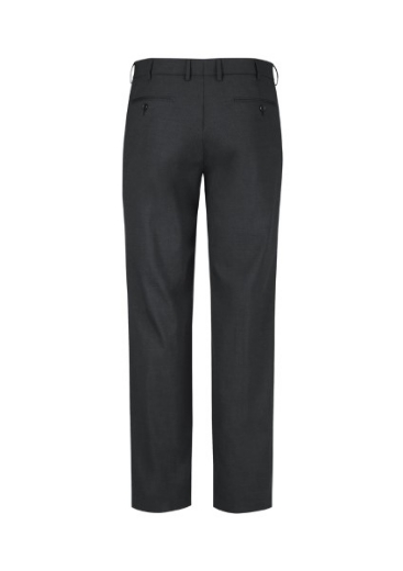 Picture of Biz Corporates Mens Comfort Adjustable Wool Flat Front Pant