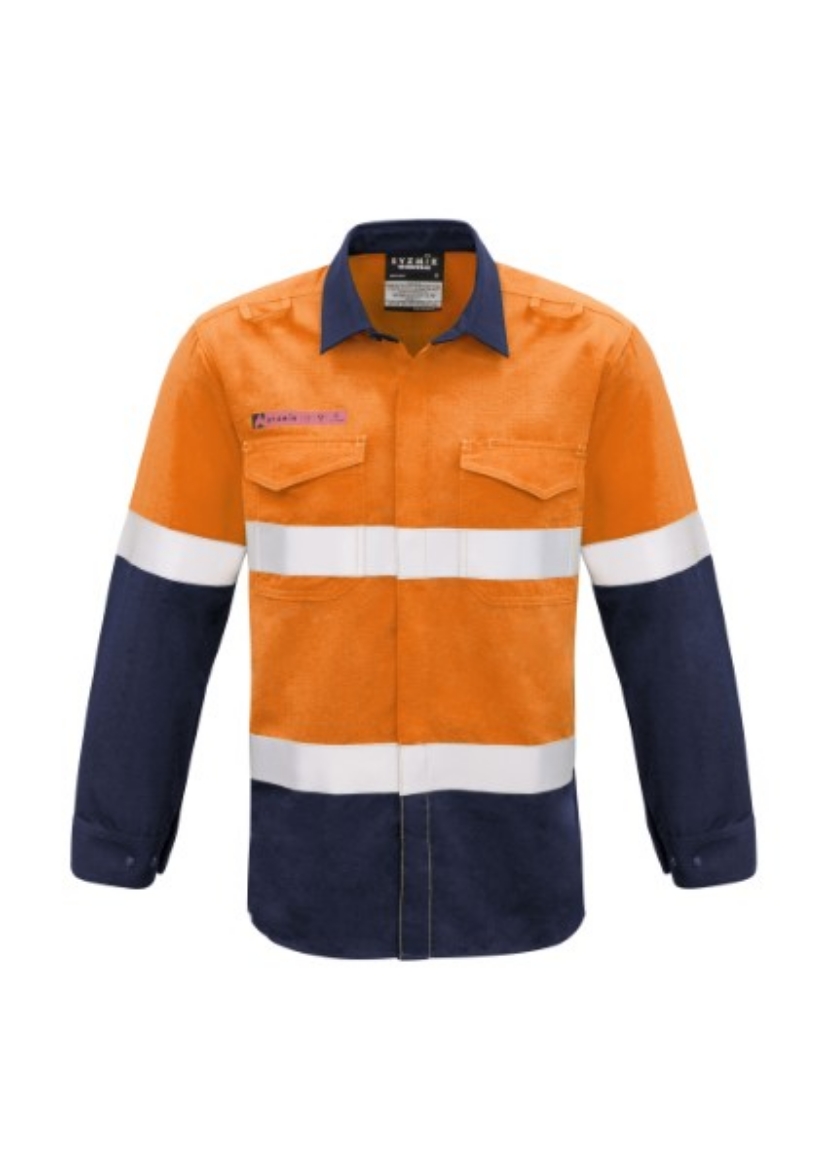 Picture of Syzmik Flame Resistant Shirt Lightweight with Reflective Tape Metatech HRC1, ATPV 6cal