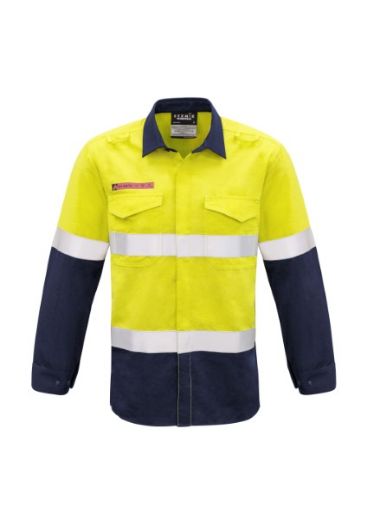 Picture of Syzmik Flame Resistant Shirt Lightweight with Reflective Tape Metatech HRC1, ATPV 6cal