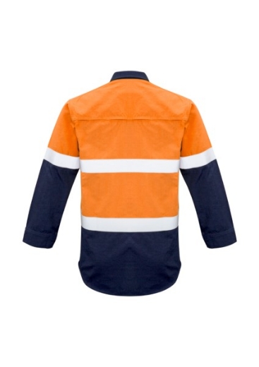 Picture of Syzmik Flame Resistant Shirt Lightweight Closed Front with Reflective Tape Metatech HRC1