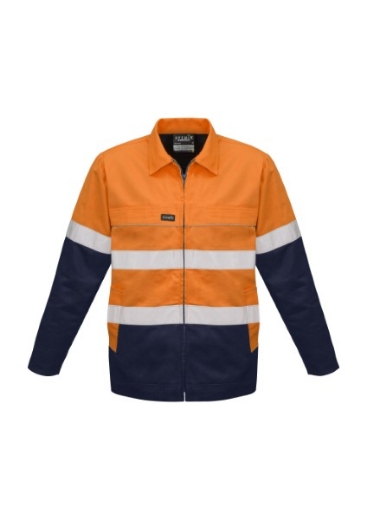 Picture of Syzmik Cotton Drill Jacket with 2 Hoop Reflective Tape